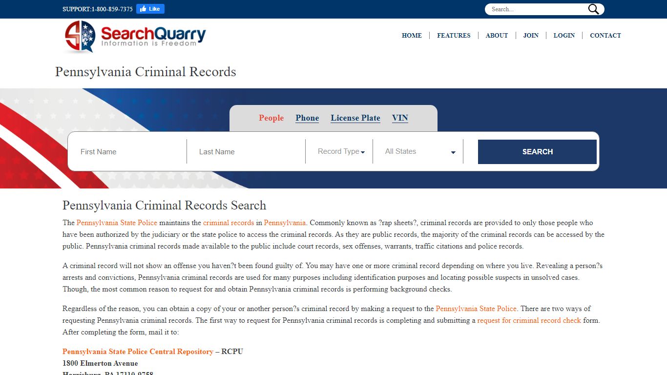 Free Pennsylvania Criminal Records | Enter Name & View Criminal Record